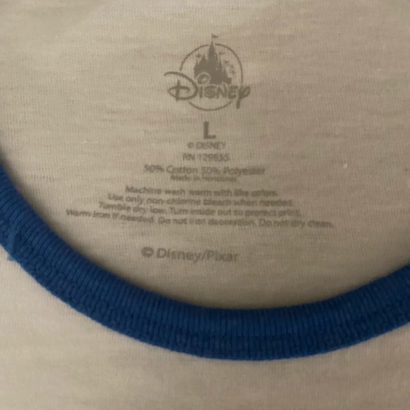 Disney MU Sleeveless Tee. White/Blue New with Tags - Picture 6 of 7